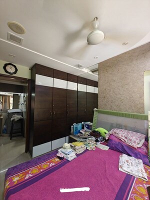 Bedroom in 3 BHK Apartment at Rajshree Clover Mumbai, Tilak Nagar – for Rent