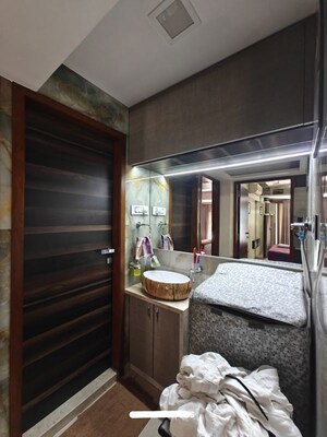 Living Room in 3 BHK Apartment at Rajshree Clover Mumbai, Tilak Nagar – for Rent