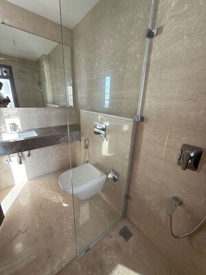 Bathroom in 4 BHK Apartment at Piramal Mahalaxmi, Mahalaxmi – for Rent