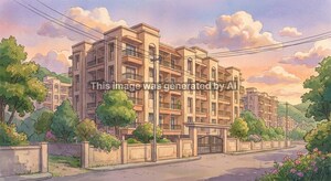  Apartment – Exterior View View at Akurli - for Sale