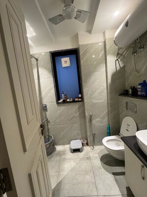 Bathroom in 2 BHK Builder Floor at Unitech South City II, Sector 50 – for Rent