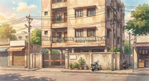  Apartment – Exterior View View at Hayathabad - for Sale