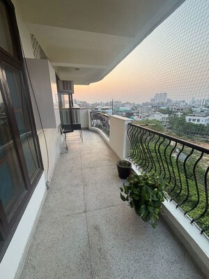 Balcony in 3 BHK Apartment at CGHS Progressive Apartments, Sector 55 – for Rent
