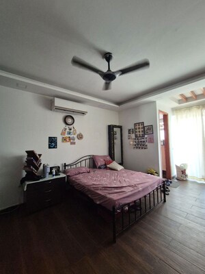 Bedroom in 2 BHK Builder Floor at Unitech South City II, Sector 50 – for Rent