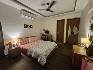 Bedroom in 2 BHK Builder Floor at Unitech South City II, Sector 50 – for Rent