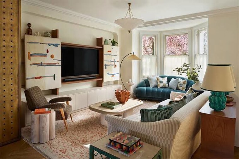 Living Room, saviour-greenisle 3 Bedroom 1500 Sq.Ft. Apartment In Sain Vihar Ghaziabad 10432184