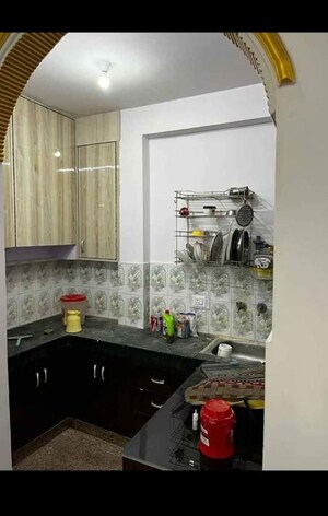 Kitchen in 2 BHK Builder Floor at Malviya Nagar – for Rent