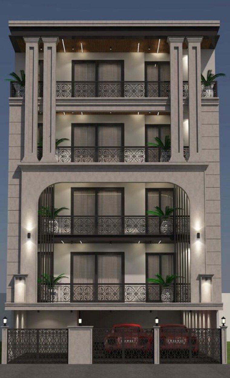 Exterior View, rwa-residential-society-sector-46 4 Bedroom 263 Sq.Yd. Builder Floor In Sector 46 Gurgaon 10432200