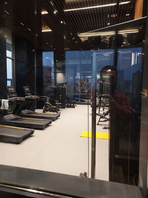 Gym in 2 BHK Apartment at Prescon Midtown Bay, Mahim West – for Rent