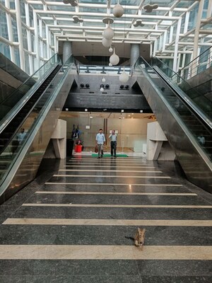 Staircase in  Office Space at Pinnacle Business Park, Andheri East – for Rent