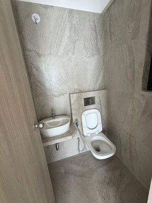 Bathroom in 2.5 BHK Apartment at Prescon Midtown Bay, Mahim West – for Sale