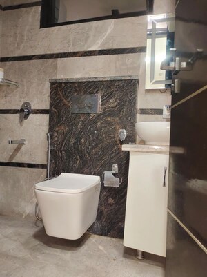 Bathroom in 3 BHK Builder Floor at East Of Kailash – for Rent