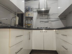 Kitchen in 3 BHK Builder Floor at Greater Kailash I – for Rent