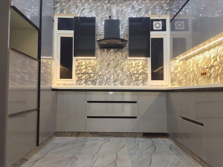 Kitchen, kalkaji 3 Bedroom 1800 Sq.Ft. Builder Floor In Kalkaji Delhi 10432267
