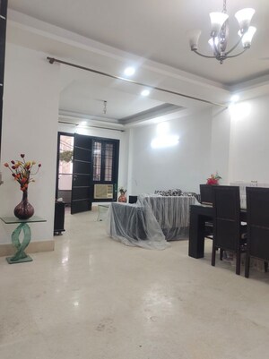 Living Room in 3 BHK Builder Floor at East Of Kailash – for Rent