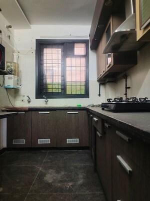 Kitchen in 3 BHK Builder Floor at East Of Kailash – for Rent