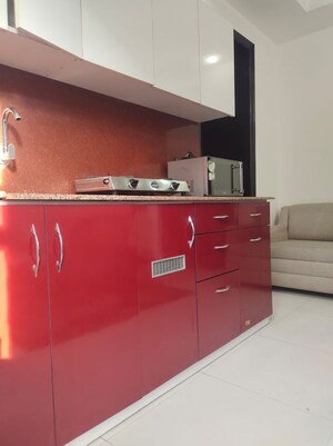 Kitchen in 1 BHK Builder Floor at Greater Kailash I – for Rent
