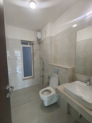Bathroom in 3 BHK Apartment at Seawoods – for Rent