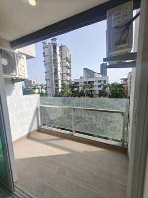 Balcony in 3 BHK Apartment at Seawoods – for Rent