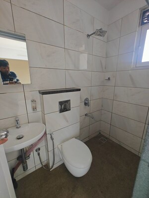 Bathroom in 3 BHK Apartment at Laxmi Icon, Neral – for Rent