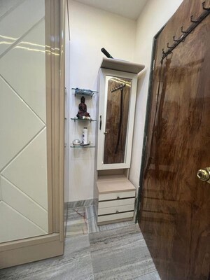 Building Lobby in 1 BHK Apartment at The Makwana Om Palace, Malad West – for Rent