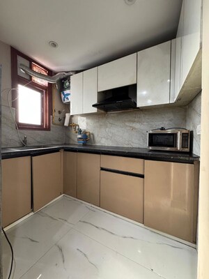 Kitchen in 1 BHK Apartment at Chattarpur – for Rent