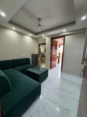 Living Room in 1 BHK Apartment at Chattarpur – for Rent