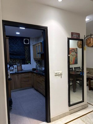 Building Lobby in 3 BHK Builder Floor at East Of Kailash – for Rent