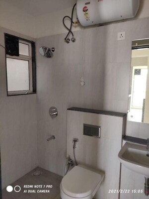 Bathroom in 2.5 BHK Apartment at Godrej Central, Chembur – for Rent