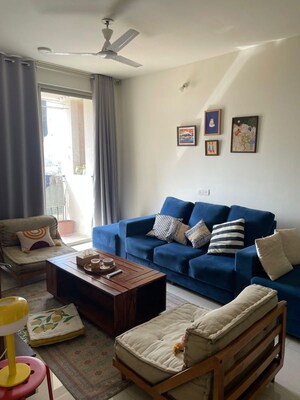 Living Room in 2 BHK Apartment at Hiranandani Queensgate, Bannerghatta – for Rent
