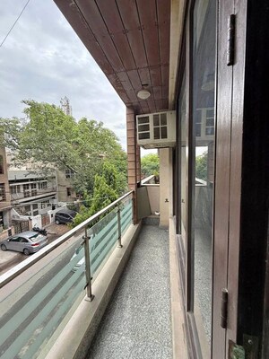 Balcony in 2 BHK Builder Floor at Malviya Nagar – for Rent