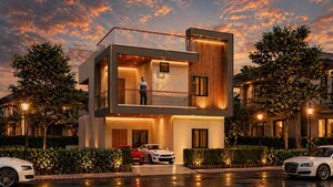 3 BHK Villa – Exterior View View at Taramatipet - for Sale