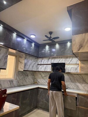 Kitchen in 2 BHK Apartment at Hawelia Valencia Homes, Sector 1 Greater Noida – for Rent