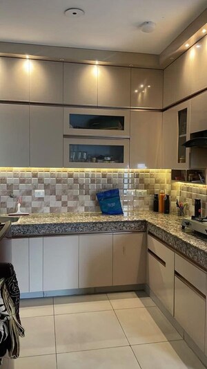 Kitchen in 2 BHK Apartment at Hawelia Valencia Homes, Sector 1 Greater Noida – for Rent