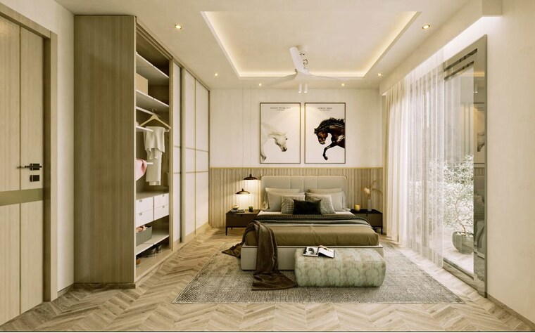 Living Room, anant-raj-ashok-estate 3 Bedroom 179 Sq.Yd. Builder Floor In Sector 63a Gurgaon 10432643