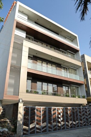 4 BHK Builder Floor – Exterior View View at Sushant Lok ii - for Sale