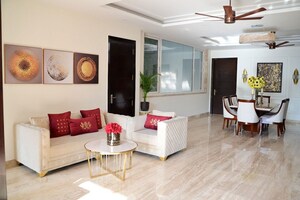 Living Room in 4 BHK Builder Floor at Sushant Lok ii – for Sale