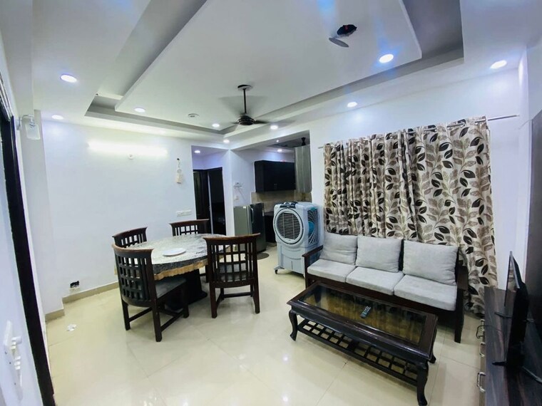 Living Room, sam-palm-olympia-phase-second 3 Bedroom 1450 Sq.Ft. Apartment In Sector 16c Greater Noida Greater Noida 10432848