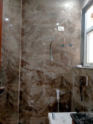 Bathroom in 3 BHK Builder Floor at Chittaranjan Park – for Sale