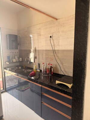Kitchen in 1 BHK Apartment at Regency Onyx, Dombivli East – for Rent