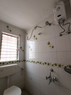Bathroom in 1 BHK Apartment at Sanjay Park – for Rent