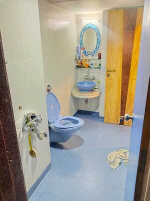 Bathroom in 2 BHK Apartment at Hiranandani Atlantis, Powai – for Rent