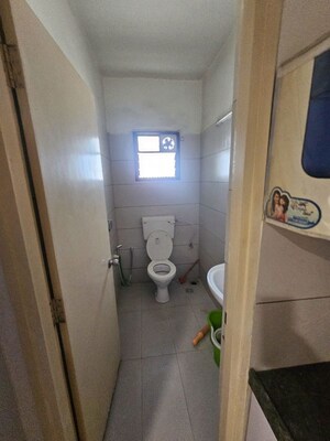Bathroom in  Office Space at Shilp Aaron, Bodakdev – for Rent