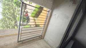 Balcony in 1.5 BHK Apartment at Lodha Lakeshore Greens, Dombivli East – for Rent