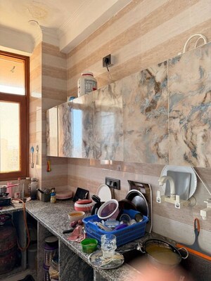Bathroom in 1 BHK Builder Floor at Sector 115 – for Rent