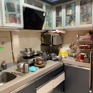 Kitchen in 1 BHK Apartment at Yashprabha CHS, Dalvi Nagar – for Sale