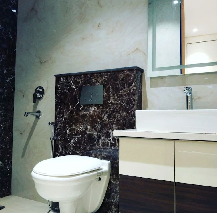 Bathroom, sushma-chandigarh-grande 4 Bedroom 2250 Sq.Ft. Apartment In Lohgarh Zirakpur 10433434