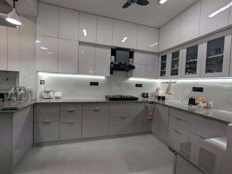 Kitchen, ss-mayfield-gardens 3 Bedroom 2700 Sq.Ft. Builder Floor In Sector 51 Gurgaon 10433388