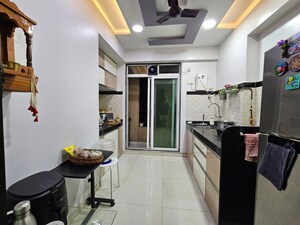 Kitchen in 2 BHK Apartment at DSS Mahavir Kalpavruksha Alcacia Tower, Ghodbunder Road – for Rent