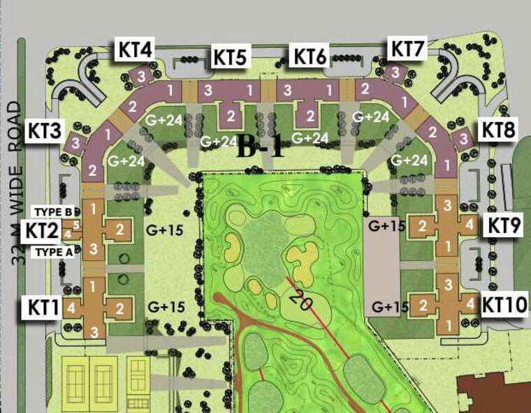 Master Plan, jaypee-greens-kalypso-court 3.5 Bedroom 2620 Sq.Ft. Apartment In Sector 128 Noida 10433572